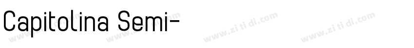 Capitolina Semi字体转换 Capitolina Semi字体转换
